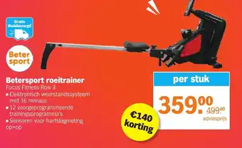 Albert Heijn Betersport roeitrainer aanbieding