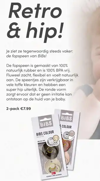 Baby & Tiener fopspeen van BiBs aanbieding