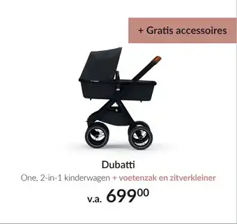 Babypark Dubatti one, 2-in-1 kinderwagen + gratis accessoires aanbieding