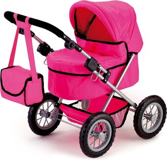 Bol.com Bayer - poppenwagen trendy - roze (13029aa) aanbieding