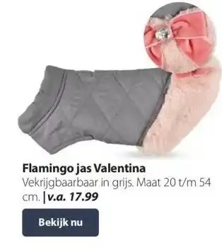 Boerenbond Flamingo jas valentina aanbieding