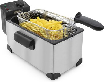 Bol.com Tomado tdf3001s - frituurpan - 3 liter inhoud - 2200 watt - koude zone - rvs aanbieding