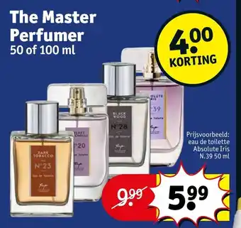 Kruidvat The Master Perfumer 50 of 100 ml aanbieding