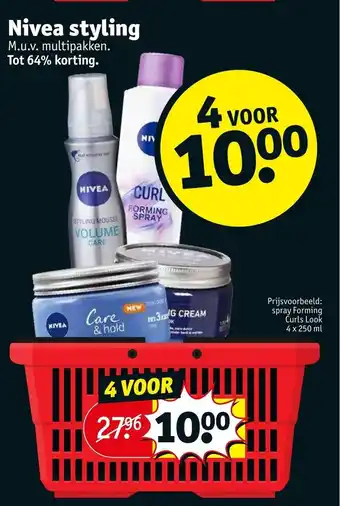 Kruidvat Nivea styling aanbieding