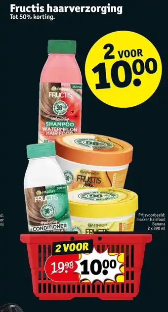 Kruidvat Fructis haarverzorging aanbieding