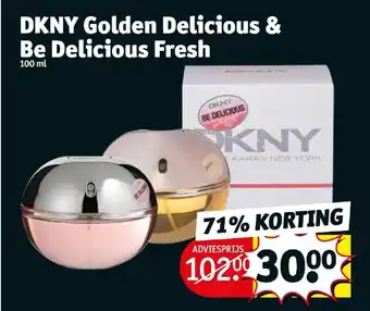 Kruidvat DKNY Golden Delicious & Be Delicious Fresh 100 ml aanbieding