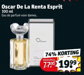 Kruidvat Oscar De La Renta Esprit 100 ml aanbieding