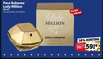 Kruidvat Paco Rabanne Lady Million 50 ml aanbieding