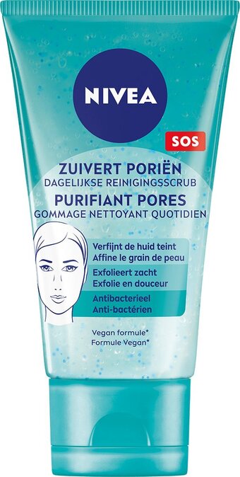 Bol.com Nivea essentials dagelijkse reiniging - 150 ml - reinigingsscrub aanbieding