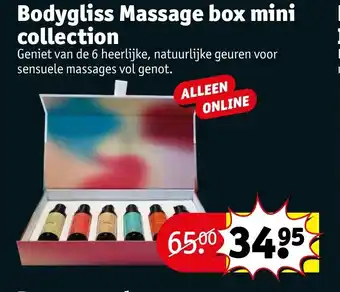 Kruidvat Bodygliss Massage box mini collection aanbieding