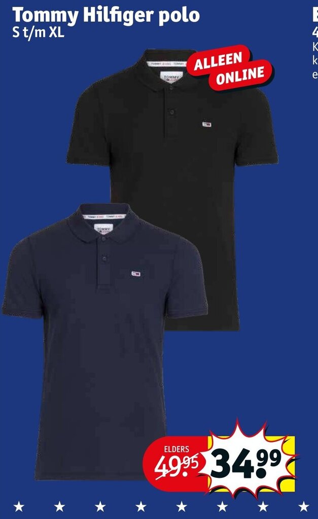 Tommy Hilfiger polo S t/m XL aanbieding bij Kruidvat