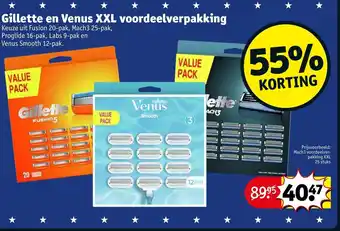 Kruidvat Gillette en Venus XXL voordeelverpakking aanbieding