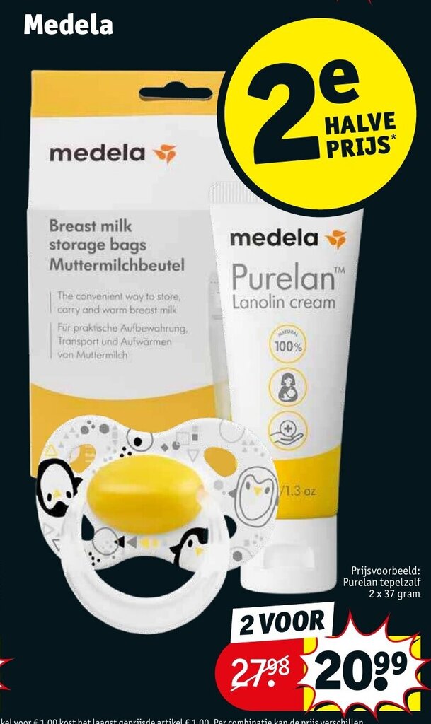 Medela aanbieding bij Kruidvat