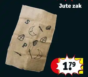 Kruidvat Jute zak aanbieding