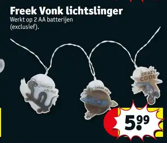 Kruidvat Freek Vonk lichtslinger aanbieding