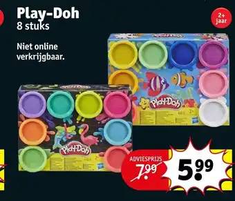 Kruidvat Play-Doh 8 stuks aanbieding