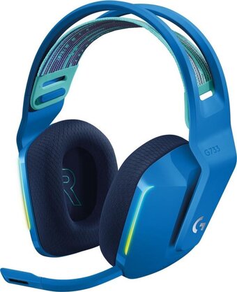 Bol.com Logitech g733 lightspeed draadloze gaming headset - ps5/ps4 & pc - blauw aanbieding