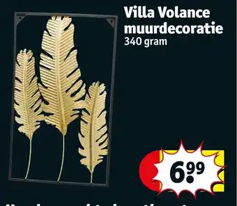 Kruidvat Villa Volance muurdecoratie 340 gram aanbieding