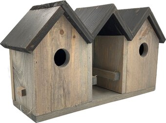 Bol.com Garden spirit - vogelvoederhuisje - pindakaashuisje - vogelhuisje met pindakaaspothouder aanbieding