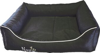 Bol.com Napzzz hondenmand waterproof divan zwart l: 100 x 80 cm aanbieding