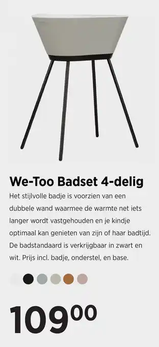 Babypark We-Too Badset 4-delig aanbieding