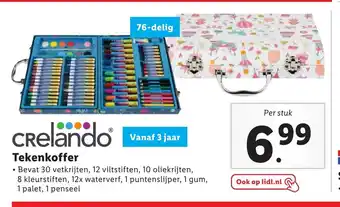 Lidl Tekenkoffer aanbieding