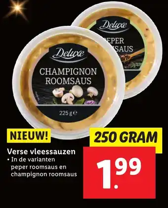 Lidl Verse vleessauzen 250 gram aanbieding