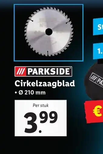 Lidl Cirkelzaagblad 210 mm aanbieding