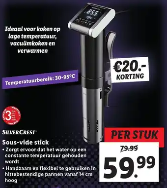 Lidl SilverCrest Sous-vide stick aanbieding