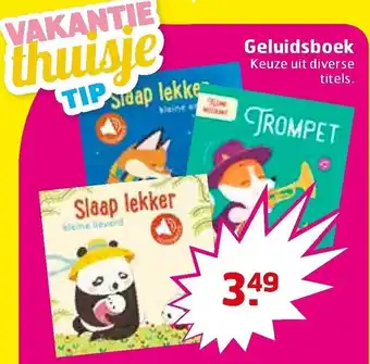 Trekpleister Geluidenboek aanbieding