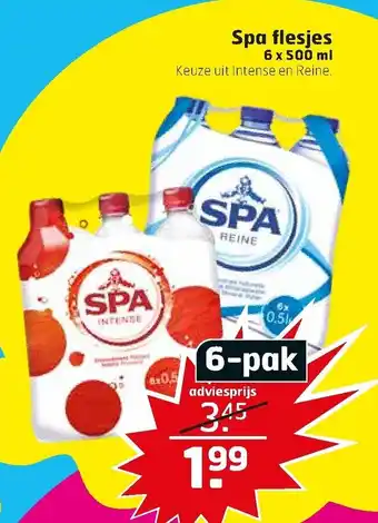 Trekpleister Spa 6*500ml aanbieding