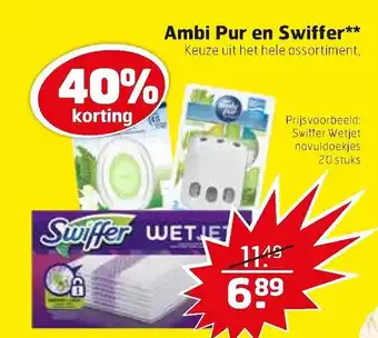 Trekpleister Ambi Pur en Swiffer aanbieding