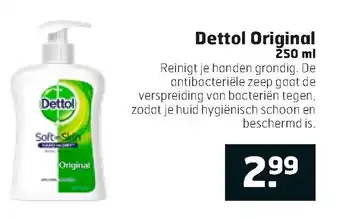 Trekpleister Dettol Original 250ml aanbieding