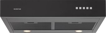 Bol.com Inventum ako6015zwa - onderbouw afzuigkap - 60 cm - zwart aanbieding