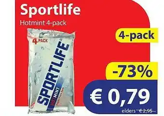 Die Grenze Sportlife hotmint 4-pack aanbieding