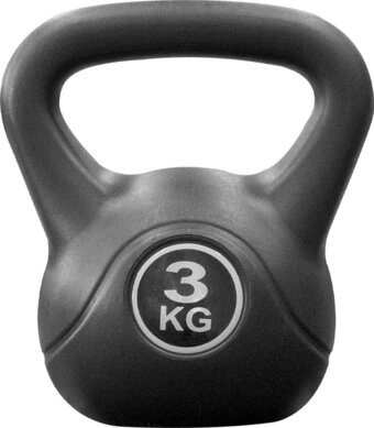Bol.com Focus fitness - kettlebell - 3 kg - cement - gewichten aanbieding