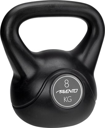 Bol.com Avento kettlebell - 8 kg - zwart aanbieding