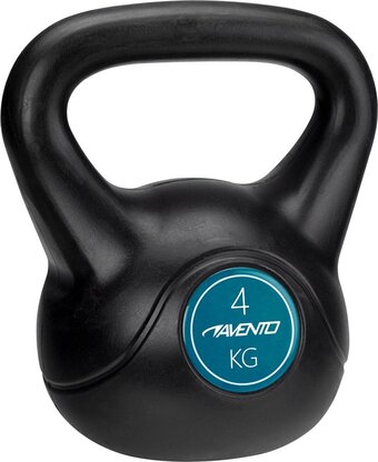 Bol.com Avento kettlebell - 4 kg - zwart aanbieding
