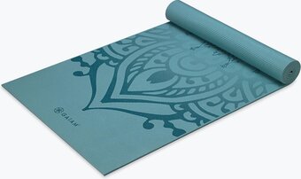 Bol.com Gaiam niagara yoga mat - blauw - 173 x 61 x cm aanbieding