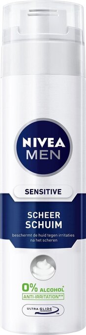 Bol.com Nivea men sensitive - 250 ml - scheerschuim aanbieding