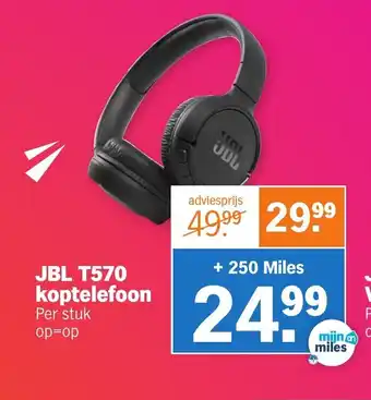 Albert Heijn JBL T570 koptelefoon aanbieding