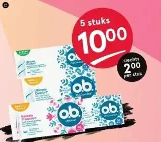 Etos Ob tampons aanbieding