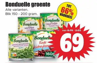 Dirk Bondeulle groente blik 150-200 gram aanbieding