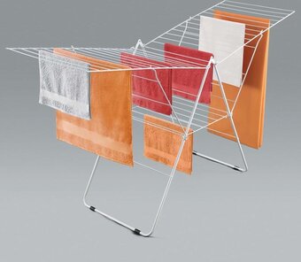 Bol.com Metaltex amsterdam droogrek - 32m drooglengte - wit aanbieding