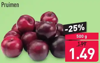 ALDI Pruimen 500g aanbieding