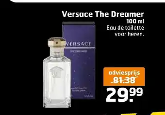 Trekpleister Versace The Dreamer 100 ml aanbieding