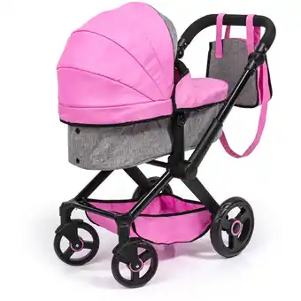 Intertoys Xeo poppenwagen - roze aanbieding