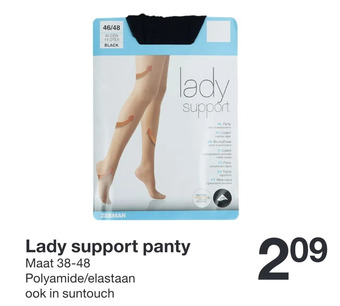 Zeeman Lady support panty maat 38-48 aanbieding