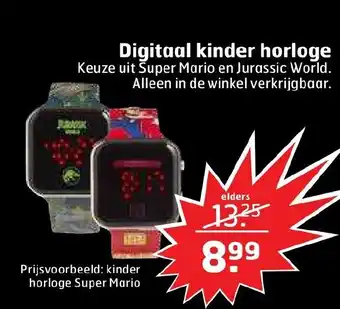 Trekpleister Digitaal kinder horloge aanbieding