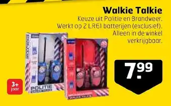 Trekpleister Walkie Talkie aanbieding